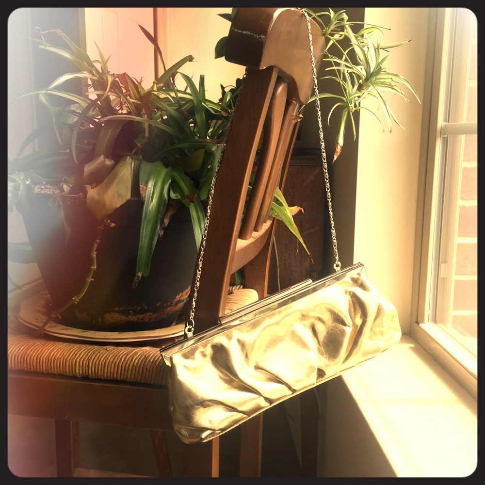 Light Gold Formal Clutch